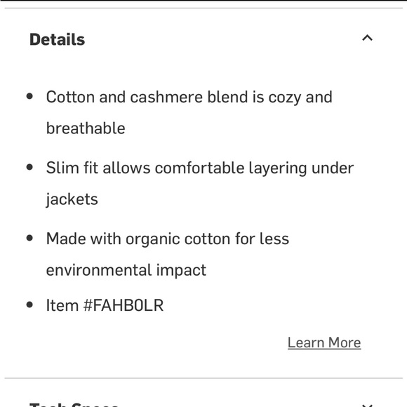 Faherty Light Gray Long-Sleeve Henley with Cream Trim - Picture 7 of 8